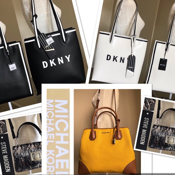 ❗️BUNDLE OF FIVE AUTHENTIC WOMEN HANDBAGS - Picture 1 of 7